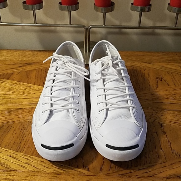 jack purcell white on feet